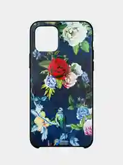 Синий меланж плотный чехол накадка на iPhone 11 Pro