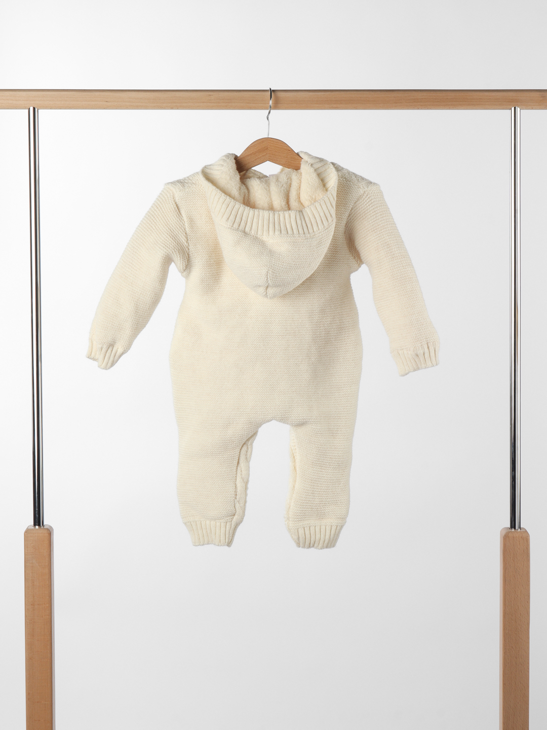 Комбинезон для новорожденных, утепленный, вязаный, плюшевый для мальчика идевочки купить по цене 1490 ₽ в интернет-магазине KazanExpress