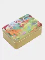 Желтый пазл для детей в подарочной железной коробке/ Подарок на Новый год