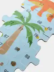 Желтый пазл для детей в подарочной железной коробке/ Подарок на Новый год