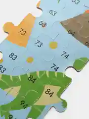 Голубой пазл для детей в подарочной железной коробке/ Подарок на Новый год