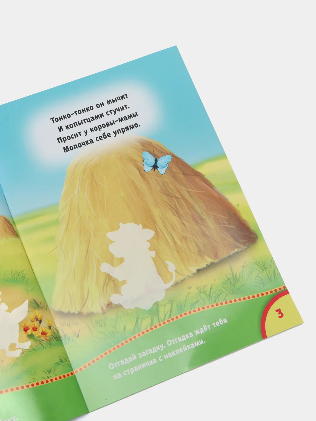 Фуксия книга с наклейками и заданиями про животных