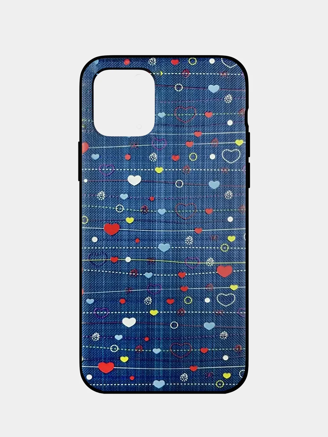 Синий плотный чехол накадка на iPhone 11 Pro