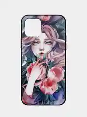 Вишнёвый плотный чехол накадка на iPhone 11 Pro