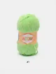Салатовый пряжа плюшевая Alize Softy, микрополиэстер, 50 г, 115 м