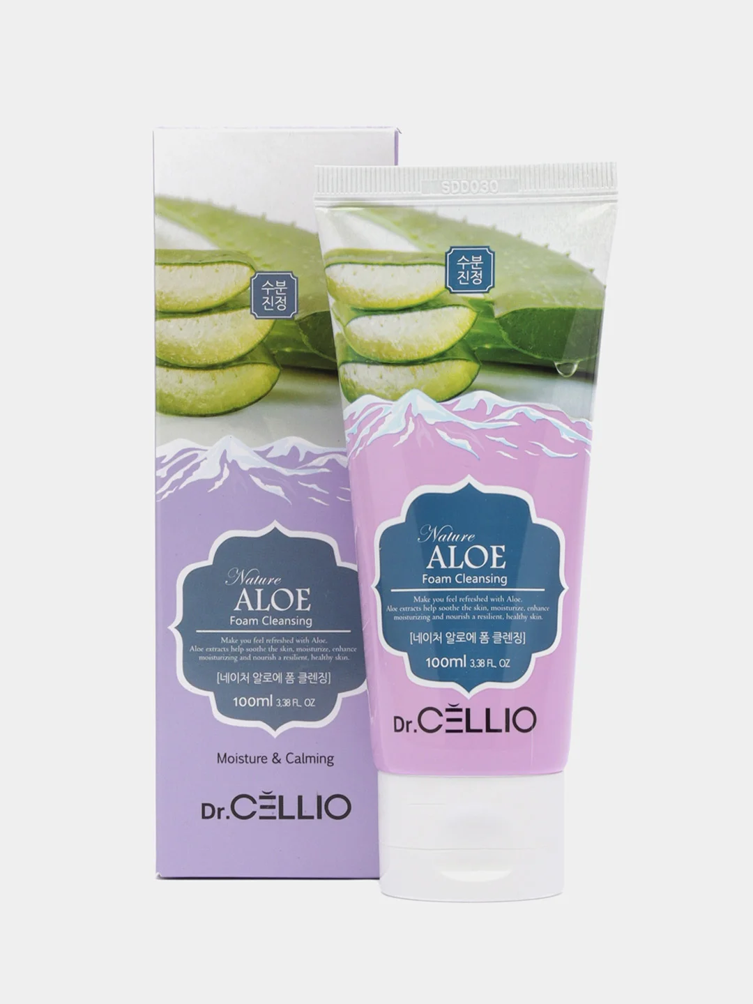 Пенка для умывания с алоэ Dr. Cellio, 100 мл