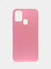 Розовый чехол силиконовый для Samsung Galaxy M31 (Самсунг Галакси М31), цветной, матовый