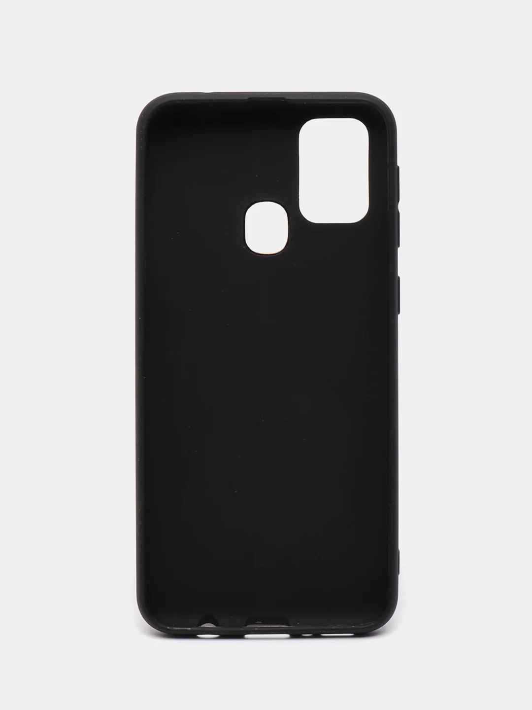 Черный чехол силиконовый для Samsung Galaxy M31 (Самсунг Галакси М31), цветной, матовый