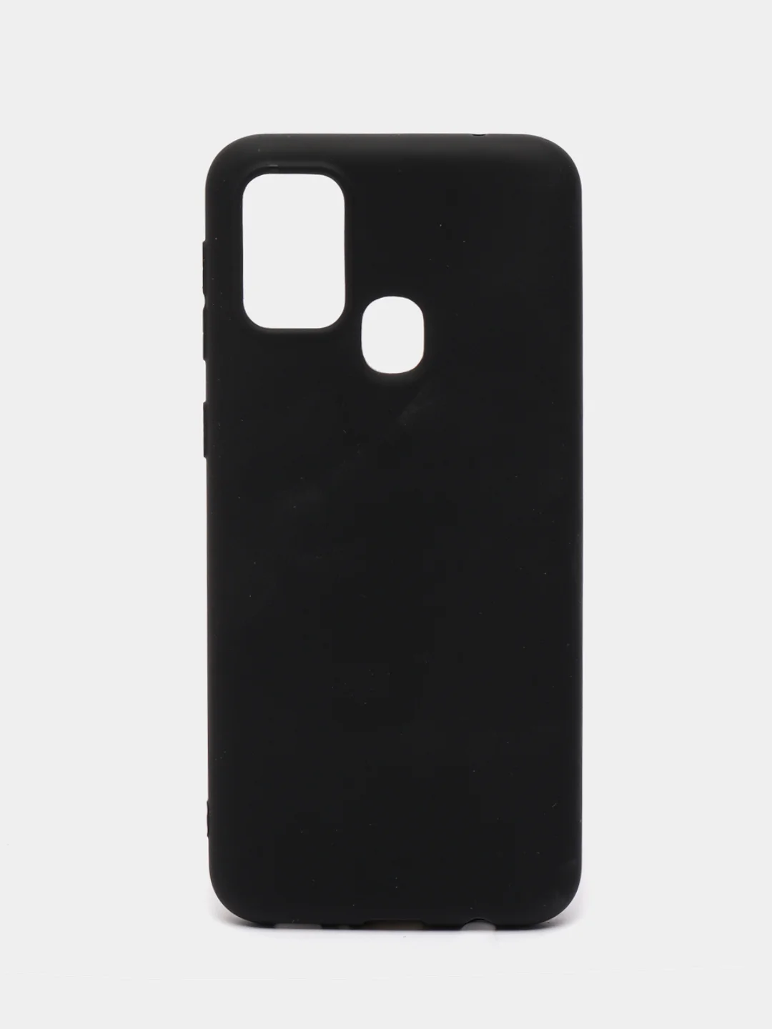 Черный чехол силиконовый для Samsung Galaxy M31 (Самсунг Галакси М31), цветной, матовый
