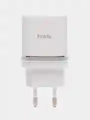 Белый сетевое зарядное устройство Type-C Hoco C12Q 18W QC 3.0 Самсунг/Хонор/Xiaomi/Андроид/Redmi
