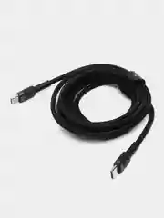 Серый кабель Baseus Type-C to Type-C, 3A /Самсунг/Хонор/Xiaomi/Андроид/Redmi CATKLF