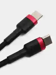 Багровый кабель Baseus Type-C to Type-C, 3A /Самсунг/Хонор/Xiaomi/Андроид/Redmi CATKLF