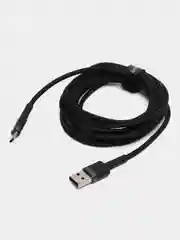 Серый кабель Baseus Type-C, Micro USB, Афон, 3 метра Apple/Самсунг/Хонор/Xiaomi/Андроид/Redmi