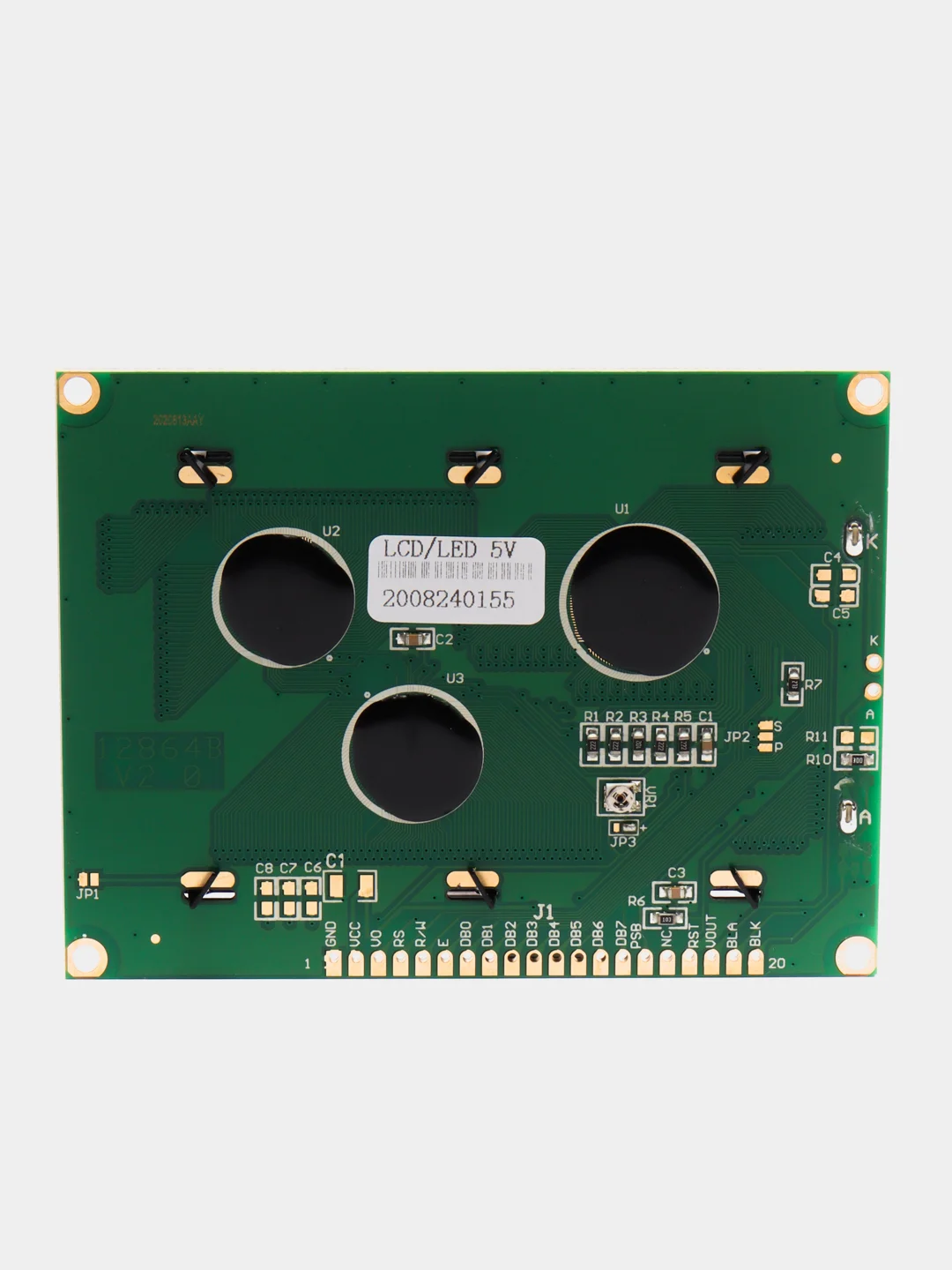 Дисплей LCD 12864+I2C, зеленый / синий