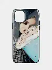 Голубой плотный чехол накадка на iPhone 11 Pro