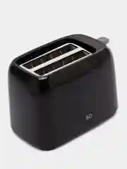 Черный тостер BQ T1007 с поддоном для крошек, 700 Вт, 6 режимов, 2 отсека, термостойкий