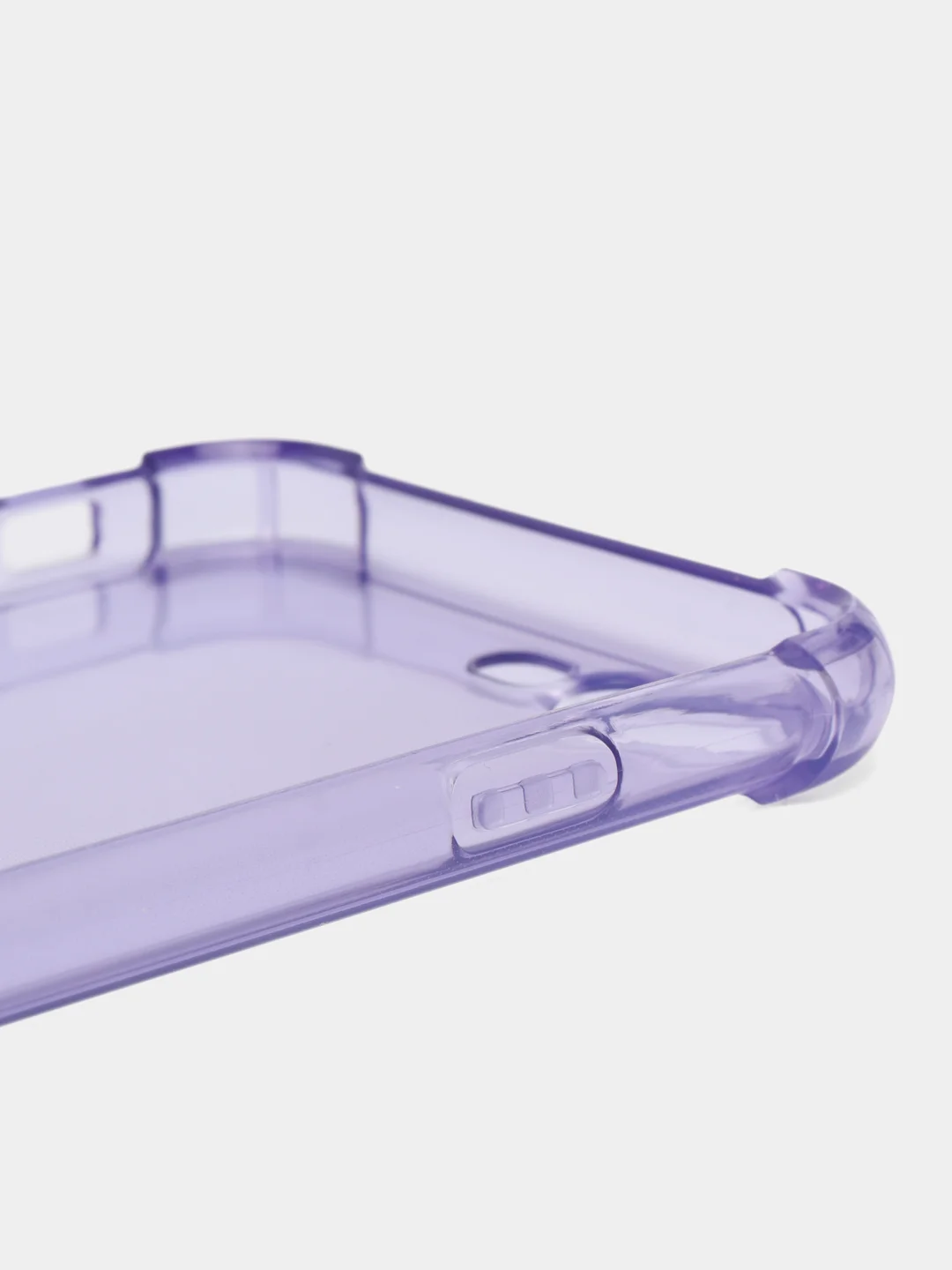 Лавандовый чехол противоударный на iPhone 7, 8, 11, 12, 13, Pro, mini, Max, Plus, прозрачный