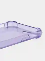 Лавандовый чехол противоударный на iPhone 7, 8, 11, 12, 13, Pro, mini, Max, Plus, прозрачный