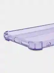 Лавандовый чехол противоударный на iPhone 7, 8, 11, 12, 13, Pro, mini, Max, Plus, прозрачный