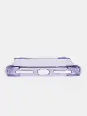 Лавандовый чехол противоударный на iPhone 7, 8, 11, 12, 13, Pro, mini, Max, Plus, прозрачный