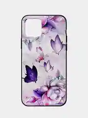 Лавандовый плотный чехол накадка на iPhone 11 Pro