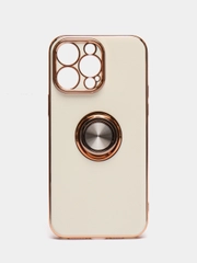 Чехол на IPhone 14 14 plus 14 pro 14 pro max айфон с кольцом-держателем