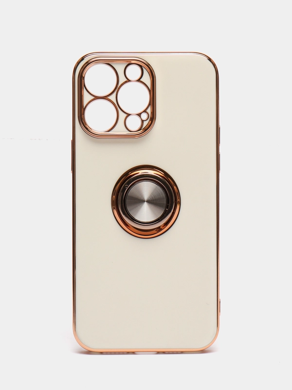 Чехол на IPhone 14 14 plus 14 pro 14 pro max айфон с кольцом-держателем