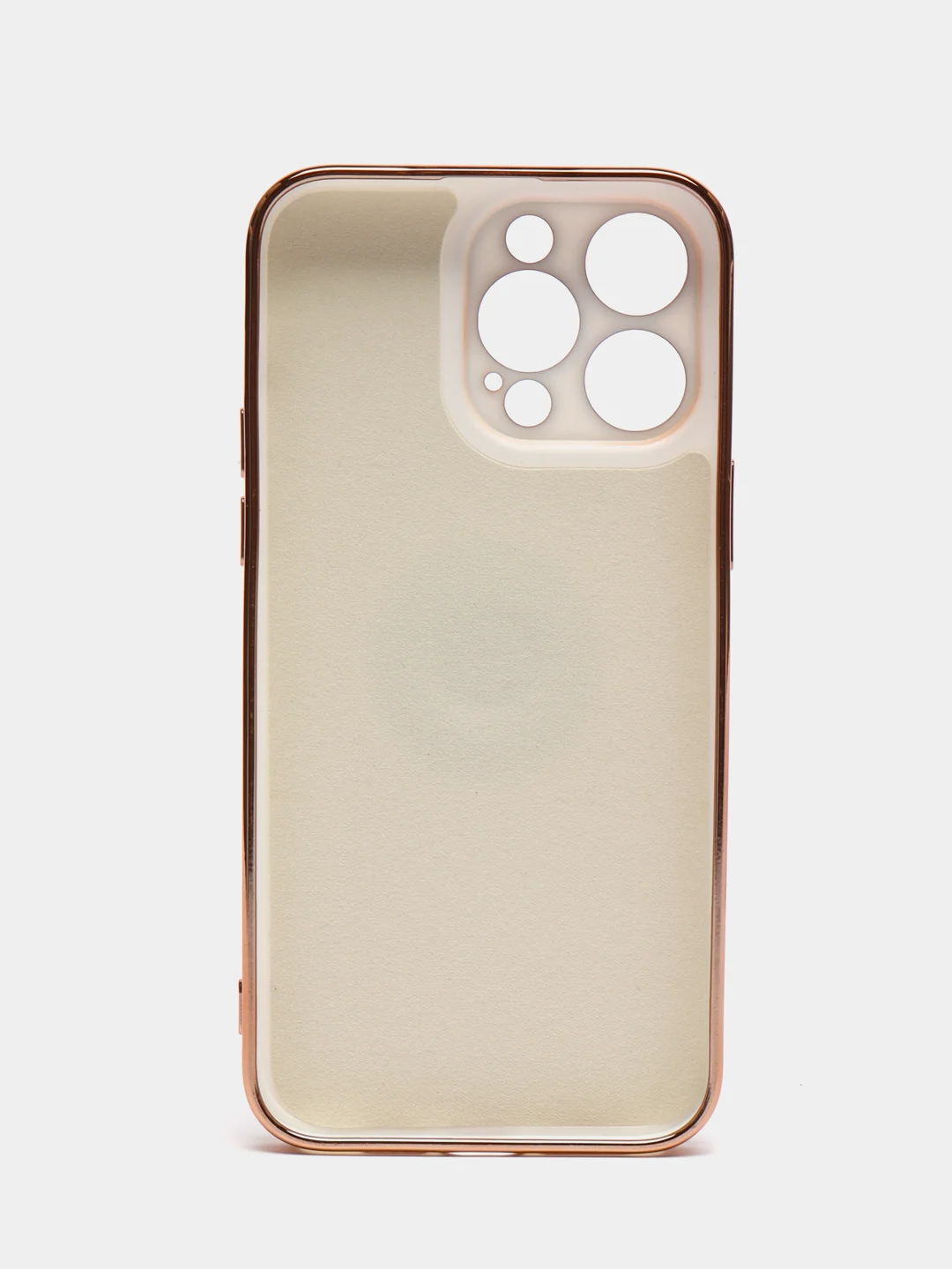Бежевый чехол на IPhone 14 14 plus 14 pro 14 pro max айфон с кольцом-держателем