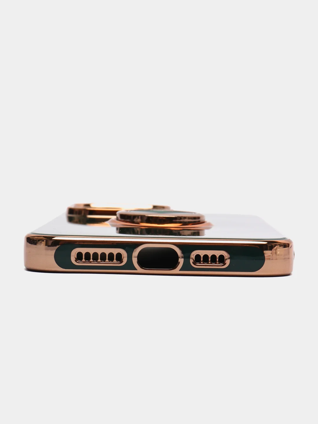 Лесной зеленый чехол на IPhone 14 14 plus 14 pro 14 pro max айфон с кольцом-держателем