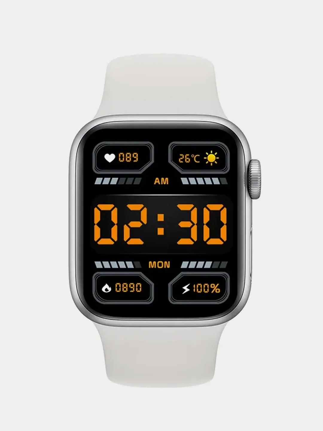 Серебряный умные смарт-часы Smart Watch X8 PRO, 8 серия