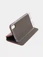 Багровый чехол книжка для Xiaomi Redmi 9C / 9A / 9 / 7A / 8/8A, Note 9/9S/9 Pro, 8/8 Pro, 4X, 7, 8T