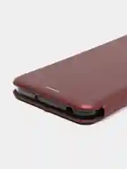 Багровый чехол книжка для Xiaomi Redmi 9C / 9A / 9 / 7A / 8/8A, Note 9/9S/9 Pro, 8/8 Pro, 4X, 7, 8T