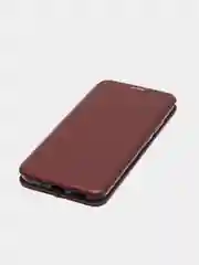 Багровый чехол книжка для Xiaomi Redmi 9C / 9A / 9 / 7A / 8/8A, Note 9/9S/9 Pro, 8/8 Pro, 4X, 7, 8T