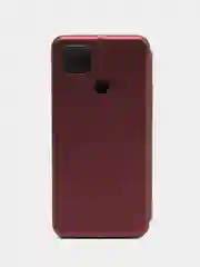Багровый чехол книжка для Xiaomi Redmi 9C / 9A / 9 / 7A / 8/8A, Note 9/9S/9 Pro, 8/8 Pro, 4X, 7, 8T