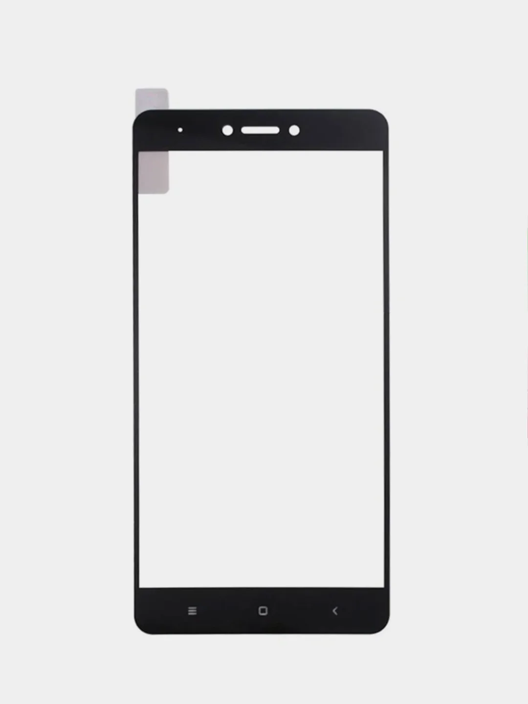 Черный защитное стекло Xiaomi Redmi Note 4X, Сяоми Редми Нот 4Х