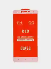 Белый защитное стекло Xiaomi Redmi Note 4X, Сяоми Редми Нот 4Х