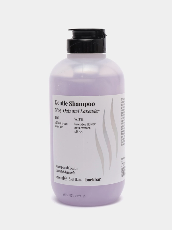Шампунь FarmaVita Back bar Gentle Shampoo №03, для ежедневного применения, 250 мл