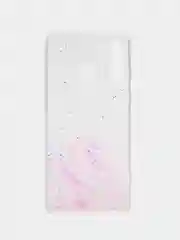 Розовый чехол "Акварель", для Samsung Galaxy A01, A21, A30, силиконовый