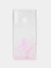 Розовый чехол "Акварель", для Samsung Galaxy A01, A21, A30, силиконовый