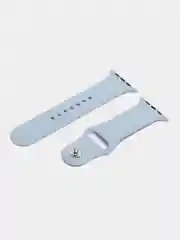 Небесно-голубой бампер с защитным стеклом и ремешком для Apple Watch 38/40/41/42/44/45/49