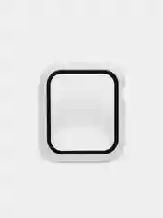 Бежевый бампер с защитным стеклом и ремешком для Apple Watch 38/40/41/42/44/45/49