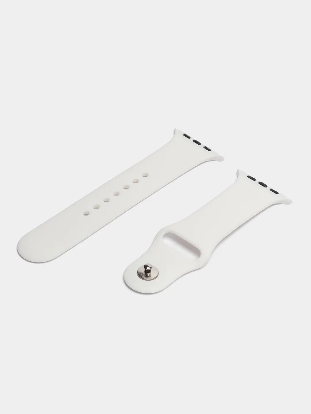 Бежевый бампер с защитным стеклом и ремешком для Apple Watch 38/40/41/42/44/45/49