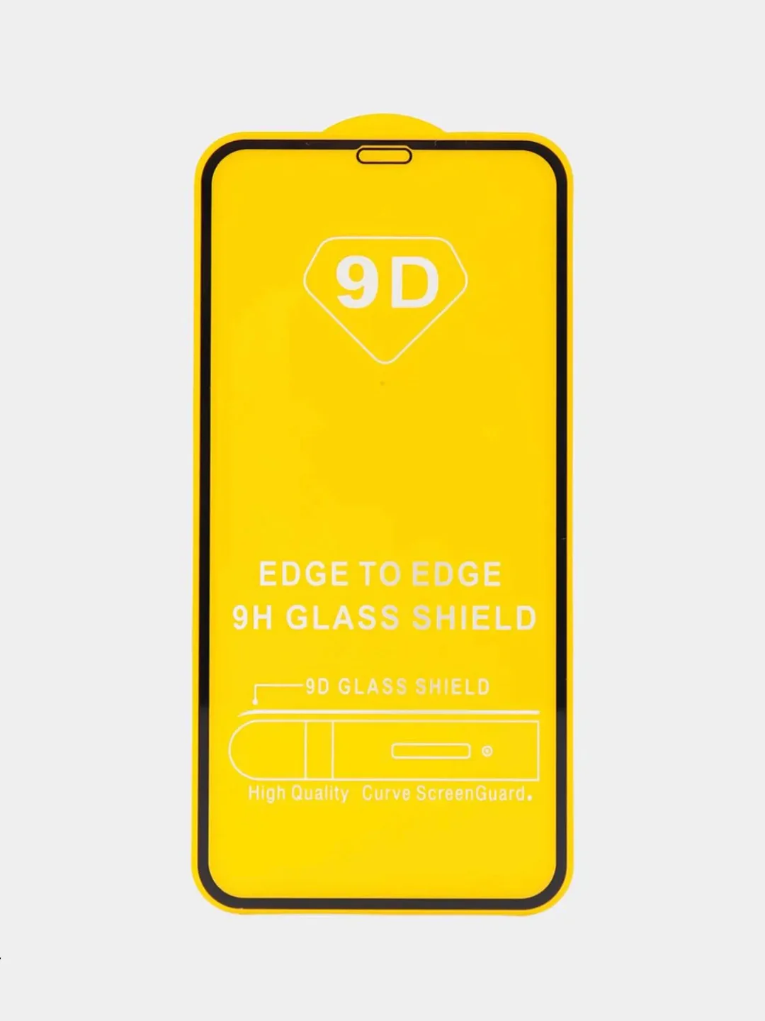 Черный защитное стекло 9D Apple iPhone 7 Plus/ 8 Plus/XR/11/X/XS/11Pro/XS Max/11Pro Max чёрное