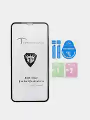 Черный защитное стекло на  iPhone 12/12 Pro, 13/13 Pro, X/XS/11 Pro, XS Max/11 Pro Max