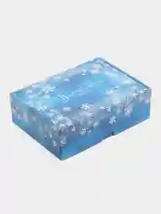 Голубой подарочная коробка- С новым годом!