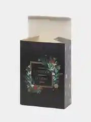 Черный подарочная коробка- С новым годом!