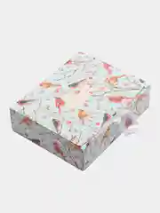 Бежевый меланж подарочная коробка- С новым годом!