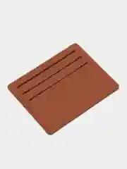 Коричневый картхолдер из экокожи