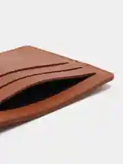 Коричневый картхолдер из экокожи