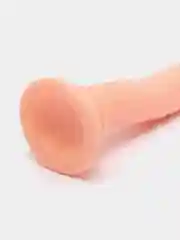 Бежевый фаллоимитатор компактный